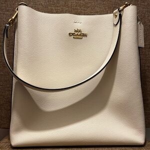 Coach- Mollie Bucket Bag- Chalk with Gold Hardware